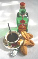 Bild 11 - Schenkelein, hier mit Kaffee und Kirsch.